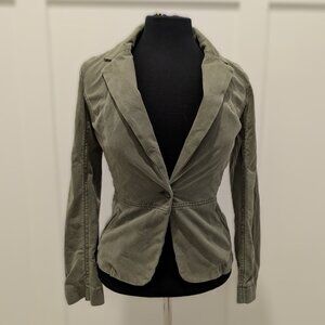 Anthropologie Marrakech Moss Green Blazer | Size XXS (fits XXS–S)